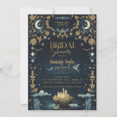 Invitation Fête des mariées de livre d'Imaginaire vintage (Devant)