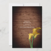 Invitation Fête des mariées de luminaires à cordes de Calla J (Dos)