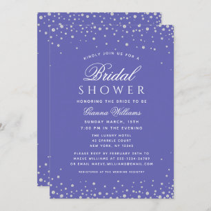 Invitation Fête des mariées de luxe moderne Diamonds