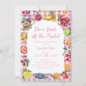 Invitation Fête des mariées de marché moderne (Devant)