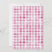 Invitation Fête des mariées de marché moderne (Dos)