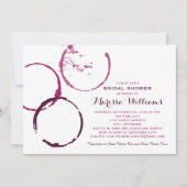 Invitation Fête des mariées de Mariage à tôle de vin de Bourg (Devant)