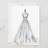 Invitation Fête des mariées de Mariage Crystal Look (Dos)