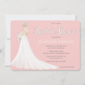 Invitation Fête des mariées de Mariage de Blonde Bride (Devant)