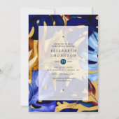 Invitation Fête des mariées de Mariage de forêt exotique (Devant)