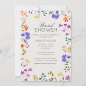 Invitation Fête des mariées de Mariage Fleur sauvage simple e (Devant)