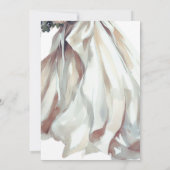 Invitation Fête des mariées de mariée aquarelle (Dos)