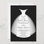 Invitation Fête des mariées de mariée d'élégance tropicale (Devant)