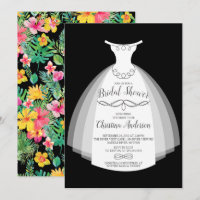 Fête des mariées de mariée d'élégance tropicale