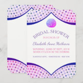 Invitation Fête des mariées de Miami Beach (Devant / Derrière)