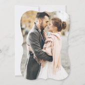 Invitation Fête des mariées de monogramme rose Vintage (Dos)