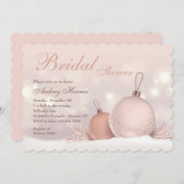 Invitation Fête des mariées de Noël (Devant / Derrière)