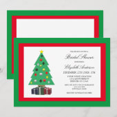 Invitation Fête des mariées de Noël (Devant / Derrière)