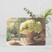 Invitation Fête des mariées de paramètre de table (Debout devant)