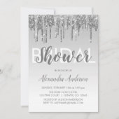 Invitation Fête des mariées de Parties scintillant à étincell (Devant)