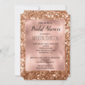 Invitation Fête des mariées de Parties scintillant de  de gla (Devant)