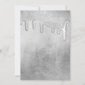 Invitation Fête des mariées de Parties scintillant épaisse et (Dos)