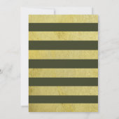 Invitation Fête des mariées de Parties scintillant Florale d' (Dos)