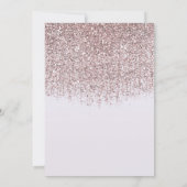 Invitation Fête des mariées de Parties scintillant rose brill (Dos)