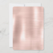 Invitation Fête des mariées de Parties scintillant rose brill (Dos)