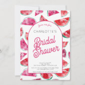 Invitation Fête des mariées de pastèque (Devant)