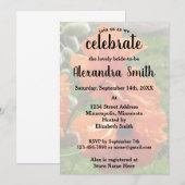 Invitation Fête des mariées de pépites orientales de la lune (Devant / Derrière)