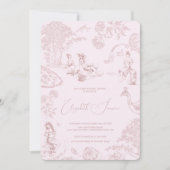 Invitation Fête des mariées de pique-nique moderne chic Toile (Devant)