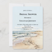 Invitation Fête des mariées de plage (Devant)