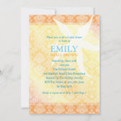 Invitation Fête des mariées de plage Summer Sea Shell (Dos)