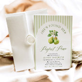 Invitation Fête des mariées de poires parfaites pour les rayu