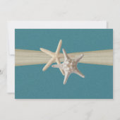 Invitation Fête des mariées de poisson étoilé (Dos)