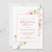Invitation Fête des mariées de printemps botanique (Devant)