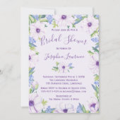 Invitation Fête des mariées de printemps de l'hyacinthe d'ané (Devant)