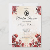 Invitation Fête des mariées de printemps florale fleur sauvag (Devant)
