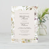 Invitation Fête des mariées de printemps moderne (Debout devant)