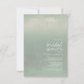Invitation Fête des mariées de réflexion aquarelle ID774 (Devant)
