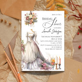 Invitation Fête des mariées de robe de Mariage victorienne