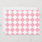 Invitation Fête des mariées de robe Mariage de tableau noir (Dos)