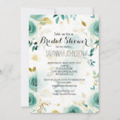 Invitation Fête des mariées de Rose Mint Green White Gold (Devant)