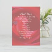 Invitation Fête des mariées de Rose rose (Debout devant)