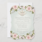 Invitation Fête des mariées de roussissement de la  succulent (Devant)