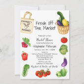 Invitation Fête des mariées de Sac fourre-tout de panier frai (Devant)