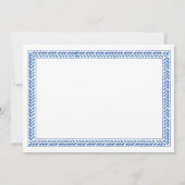 Invitation Fête des mariées de Santorin Itinéraire Grèce grec (Dos)