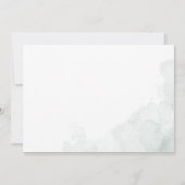 Invitation Fête des mariées de script botanique Eucalyptus (Dos)