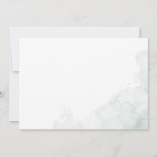 Invitation Fête des mariées de script botanique Eucalyptus (Dos)