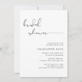 Invitation Fête des mariées de script simple Rustic Beach Pho (Devant)