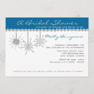 Invitation Fête des mariées de snowflake