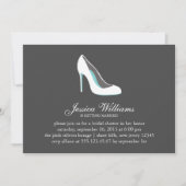 Invitation Fête des mariées de talon de talon de talon de tal (Devant)