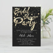 Invitation Fête des mariées de téléchargement instantanée Bla (Debout devant)