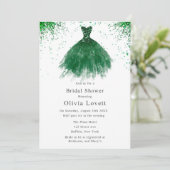 Invitation Fête des mariées de tenue de femme de ménage Emera (Debout devant)